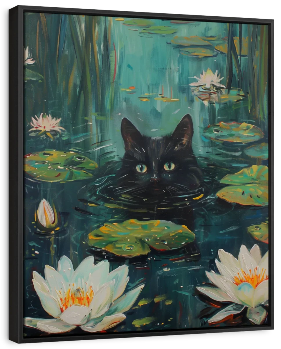 Cat Pond Wall Art - Image 6