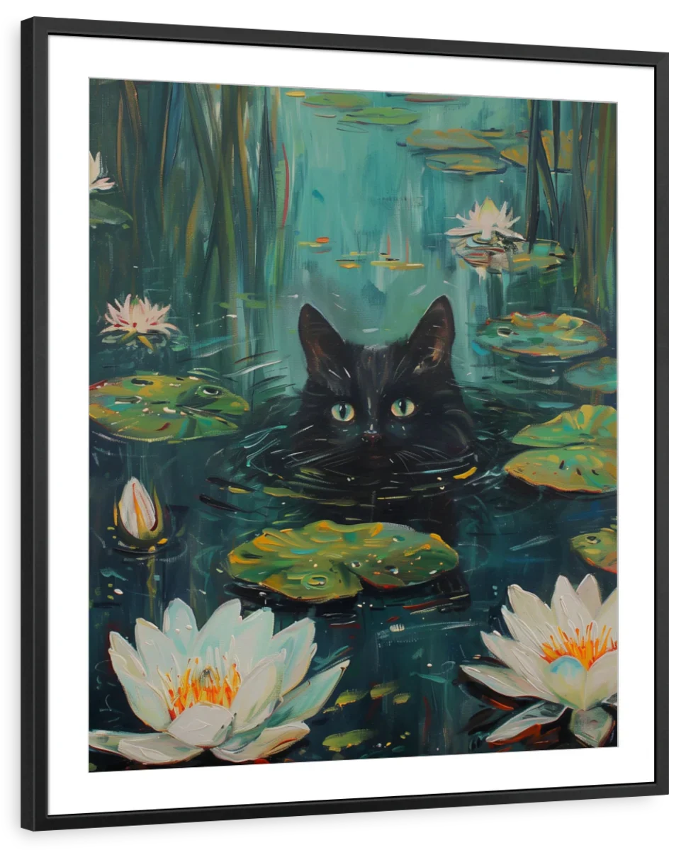 Cat Pond Wall Art - Image 7