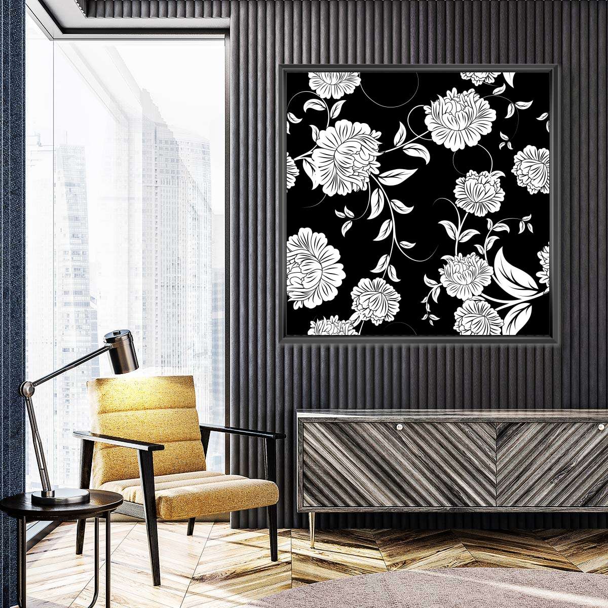 Ceil Jaune Pattern II Wall Art - Image 6