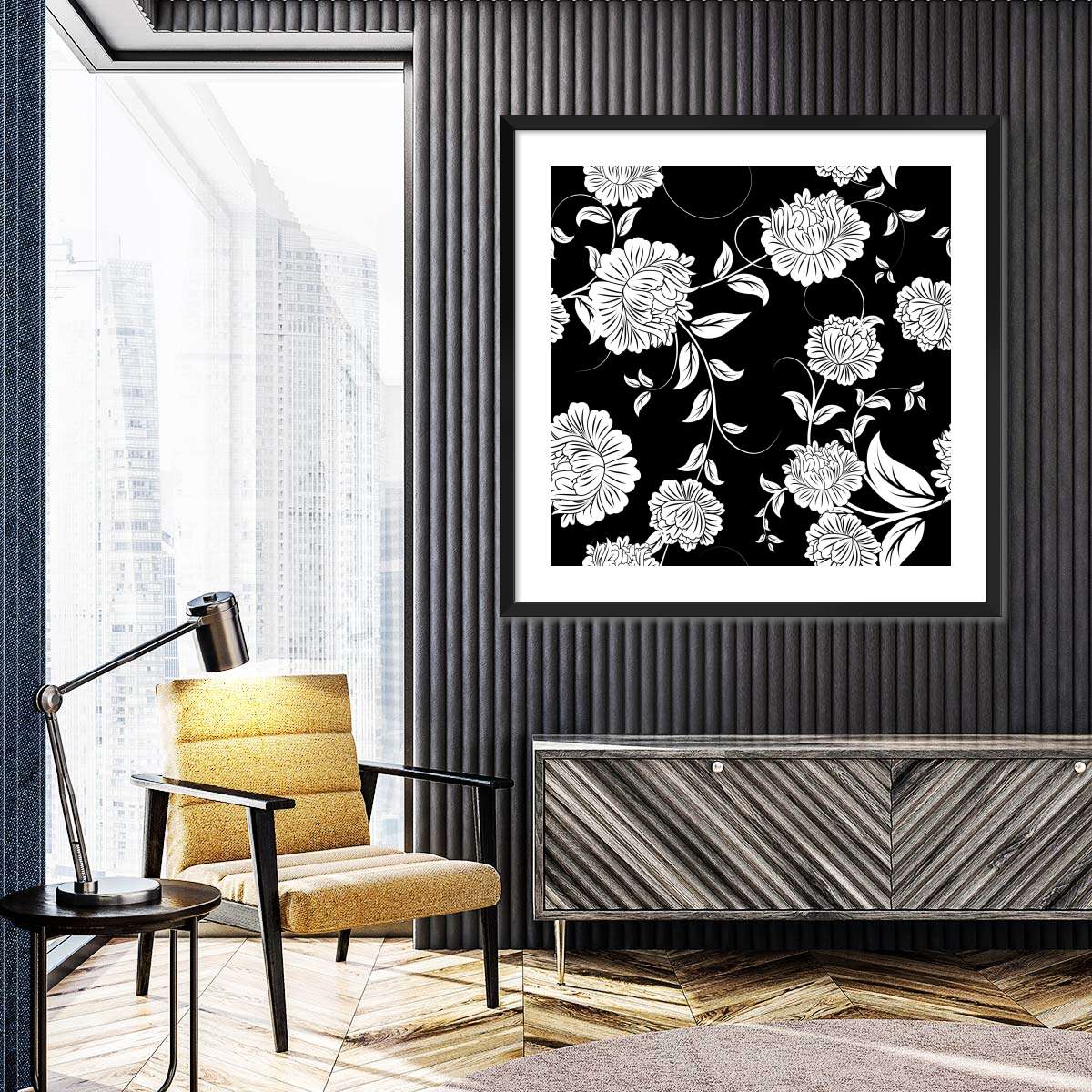 Ceil Jaune Pattern II Wall Art - Image 7