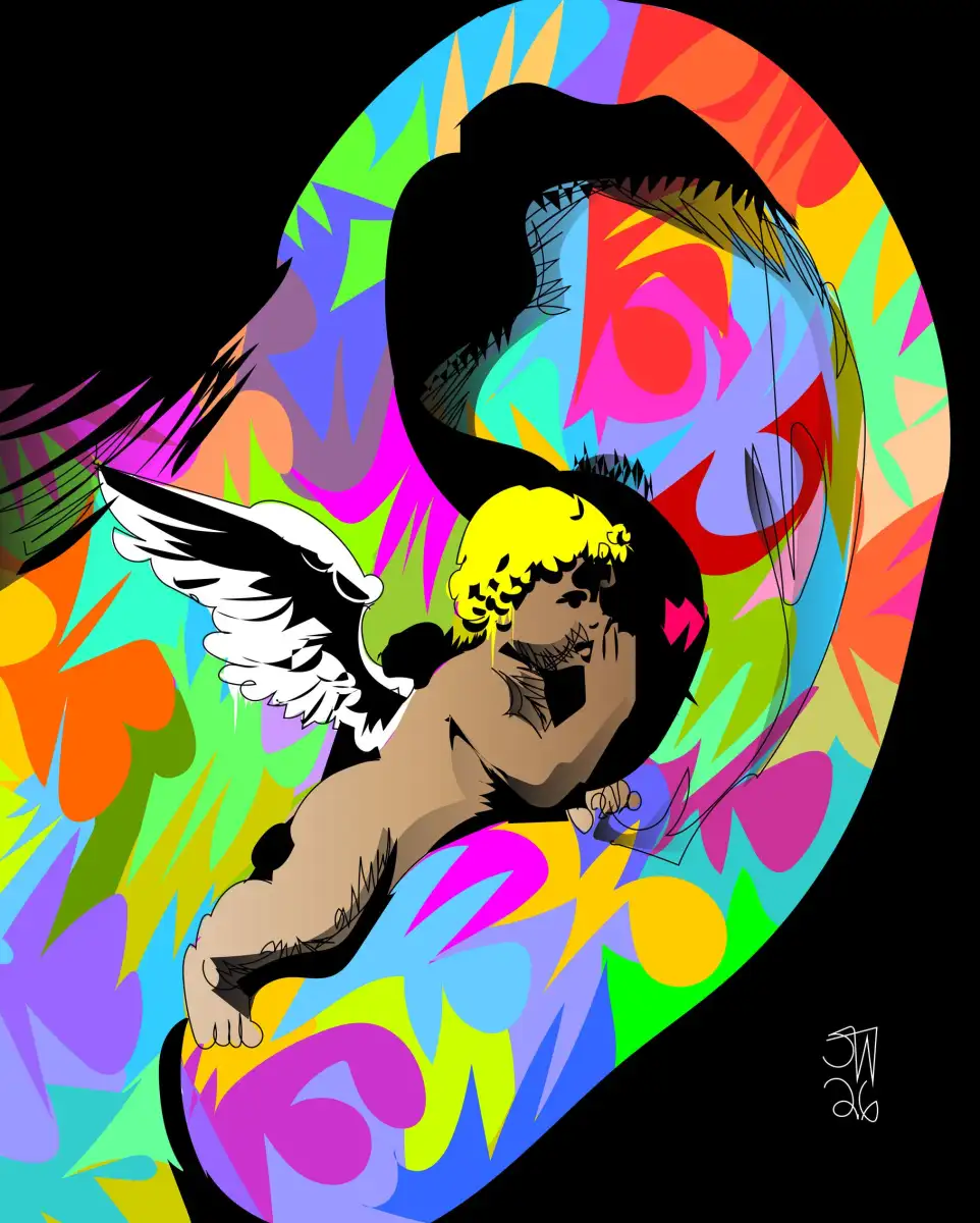 Cherub Ear Wall Art - Image 8