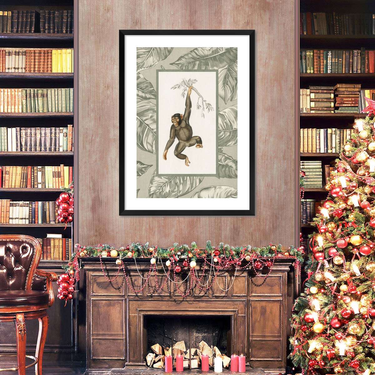 Chimpanzee Reinterpreted Wall Art - Image 6