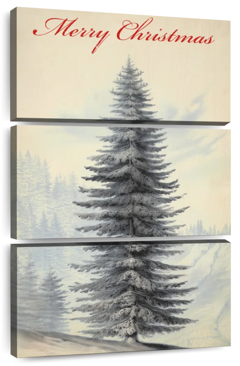 Christmas Vintage Postcard Wall Art - Image 7
