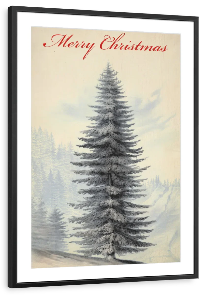 Christmas Vintage Postcard Wall Art - Image 9