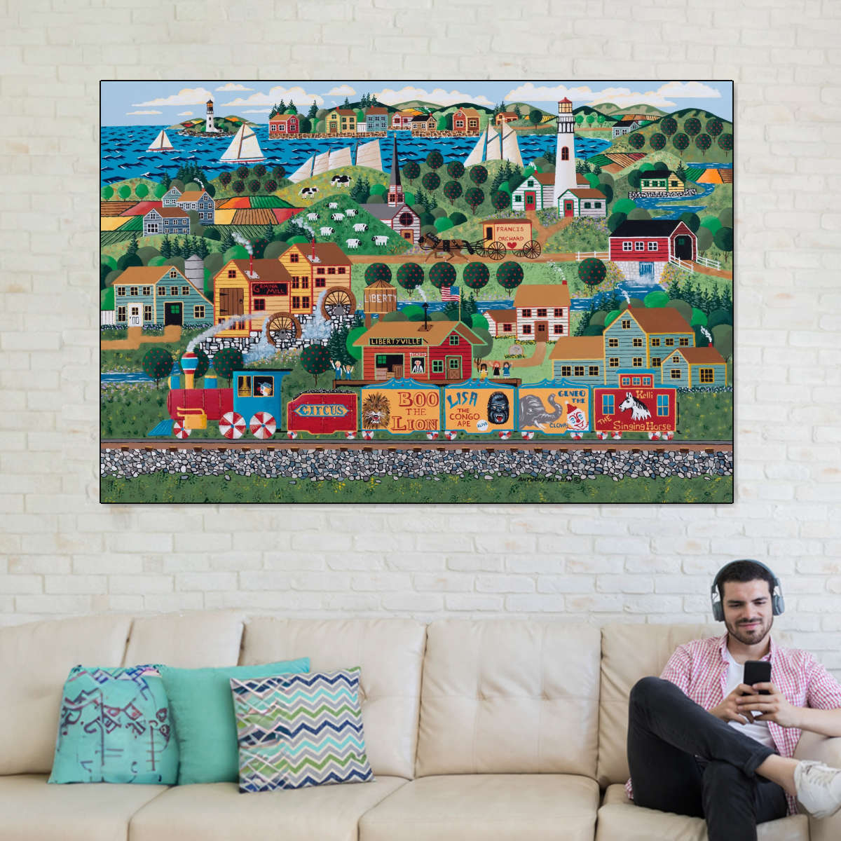 Circus Train Wall Art - Image 7