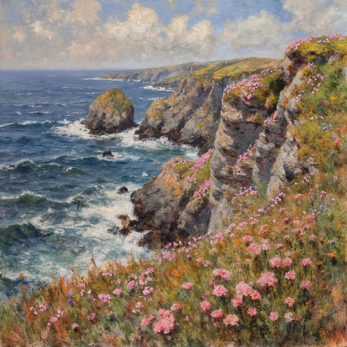 Coastal Wildflowers Wall Art - Image 3