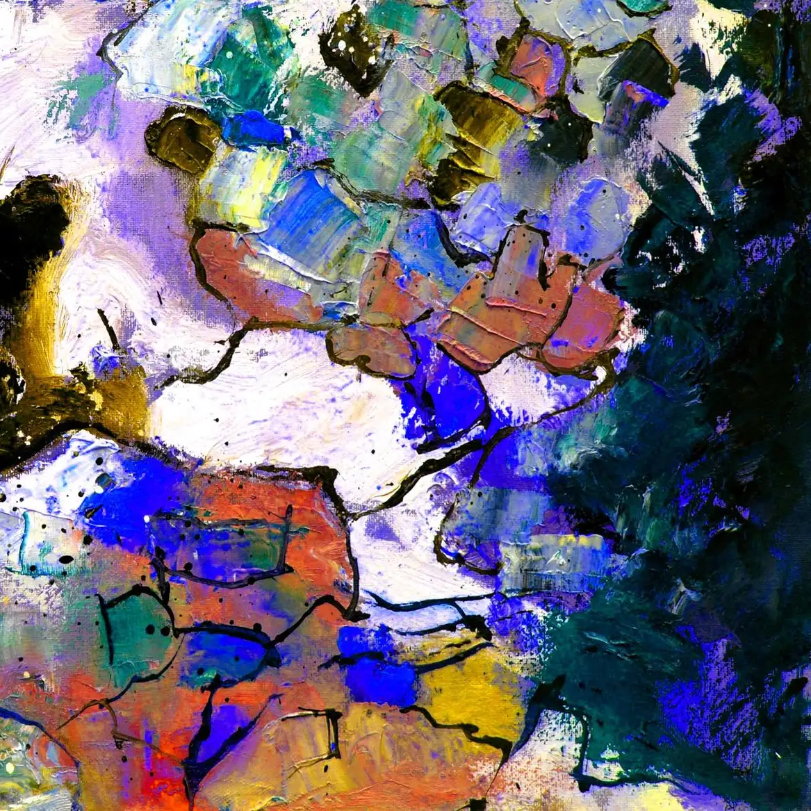 Collapsing colours Wall Art - Image 17