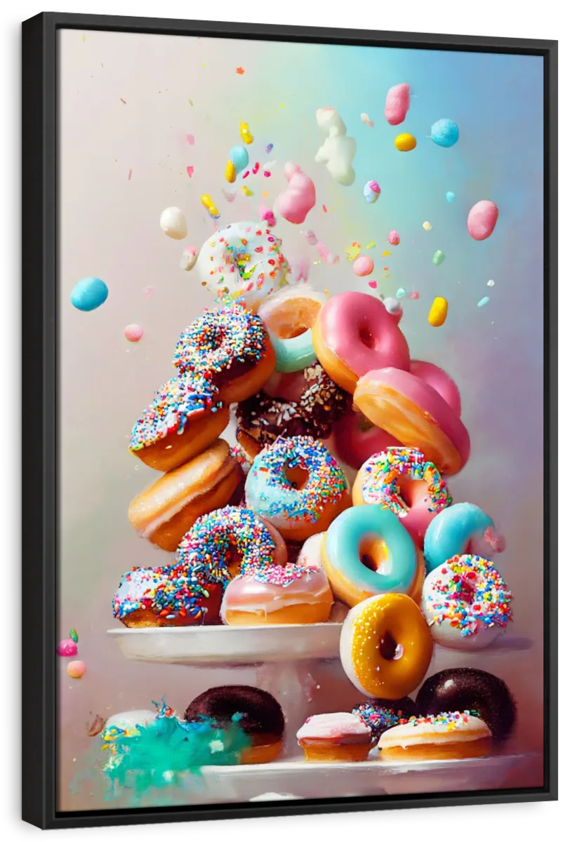 Colorful Donut Cascade Wall Art - Image 9