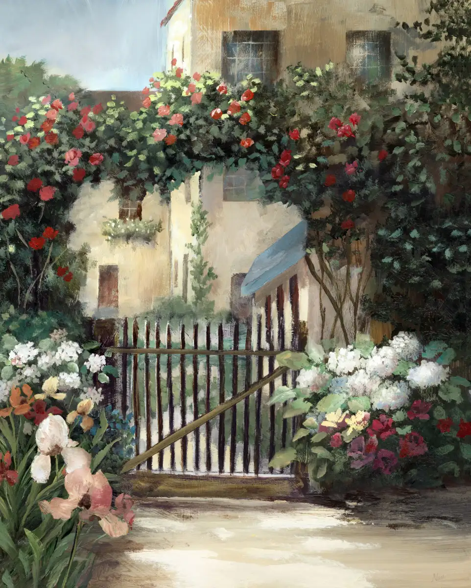 Courtyard Gate Wall Art - Image 9