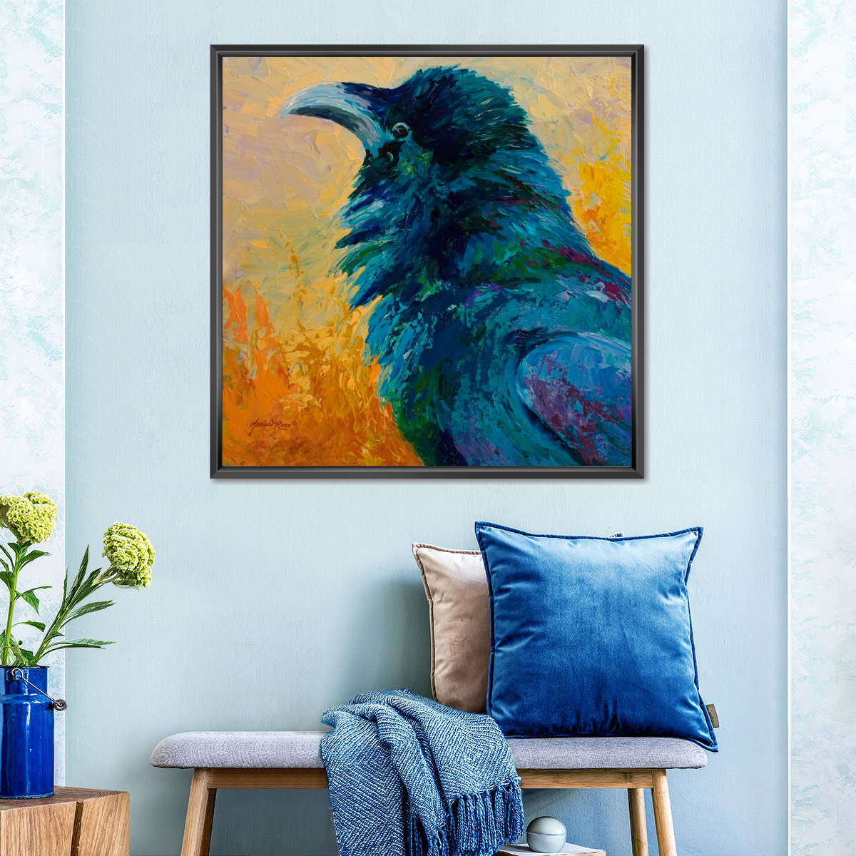 Crow Study Wall Art - Image 4