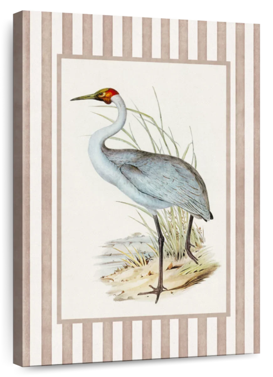 Crowned Crane Print Wall Art