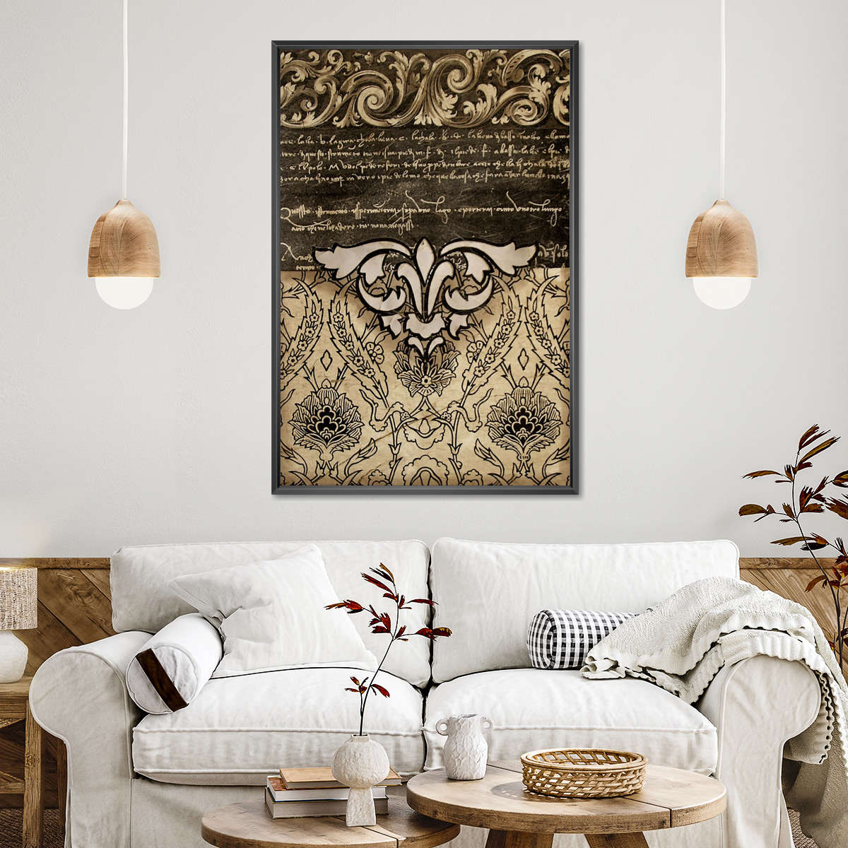 Damask Composition I Wall Art - Image 5