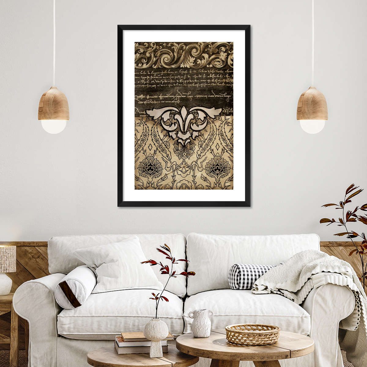 Damask Composition I Wall Art - Image 6