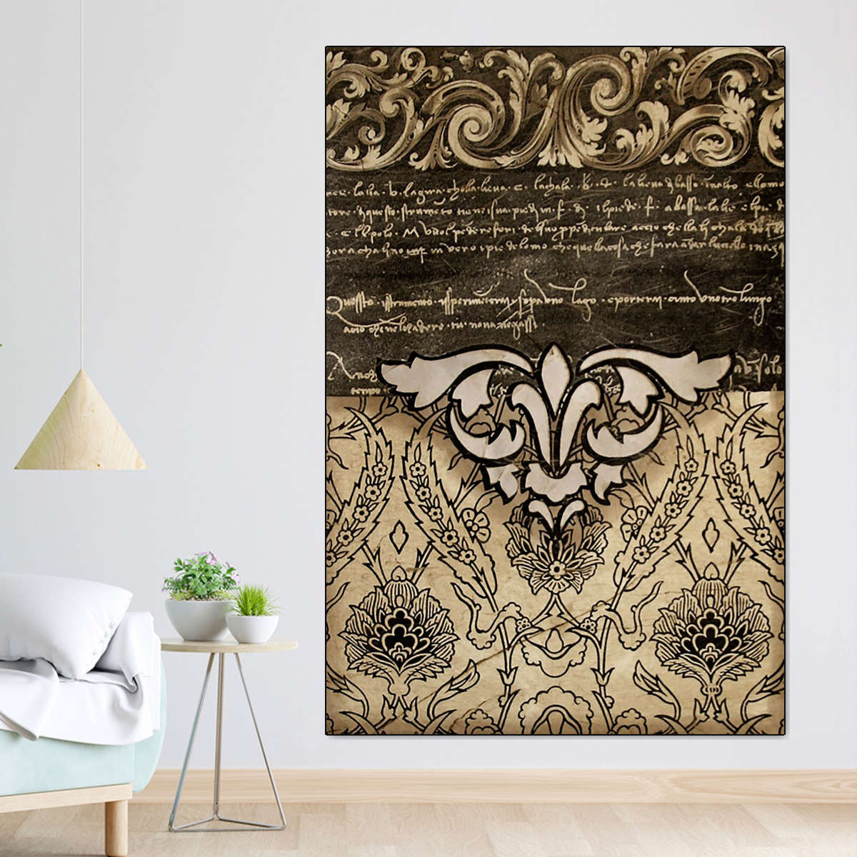 Damask Composition I Wall Art - Image 7