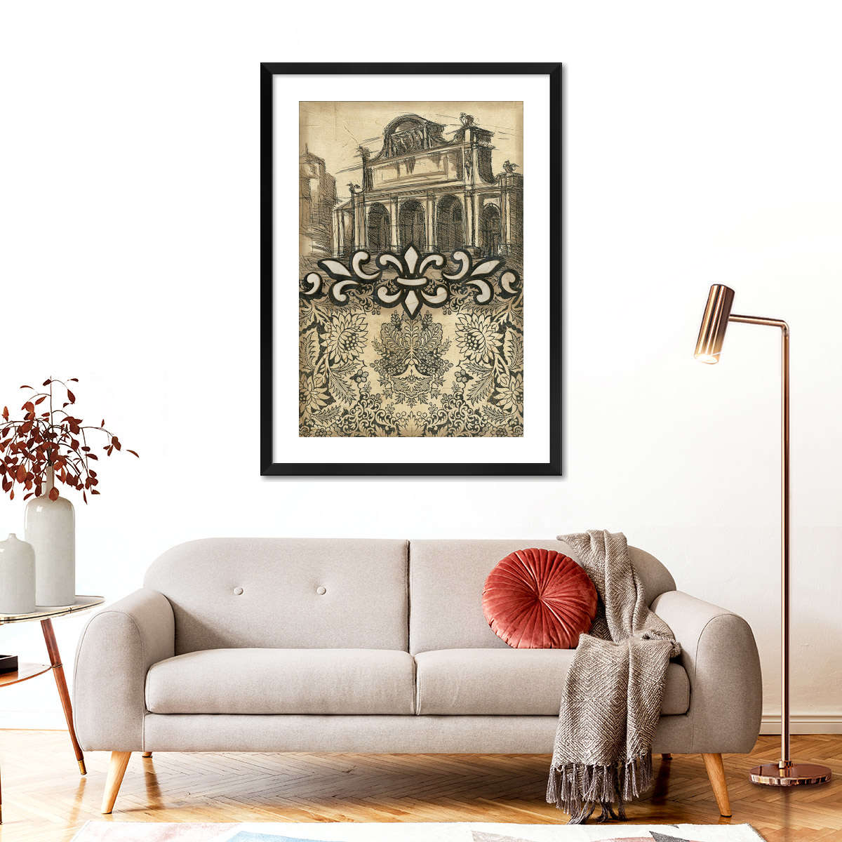 Damask Composition IV Wall Art - Image 6