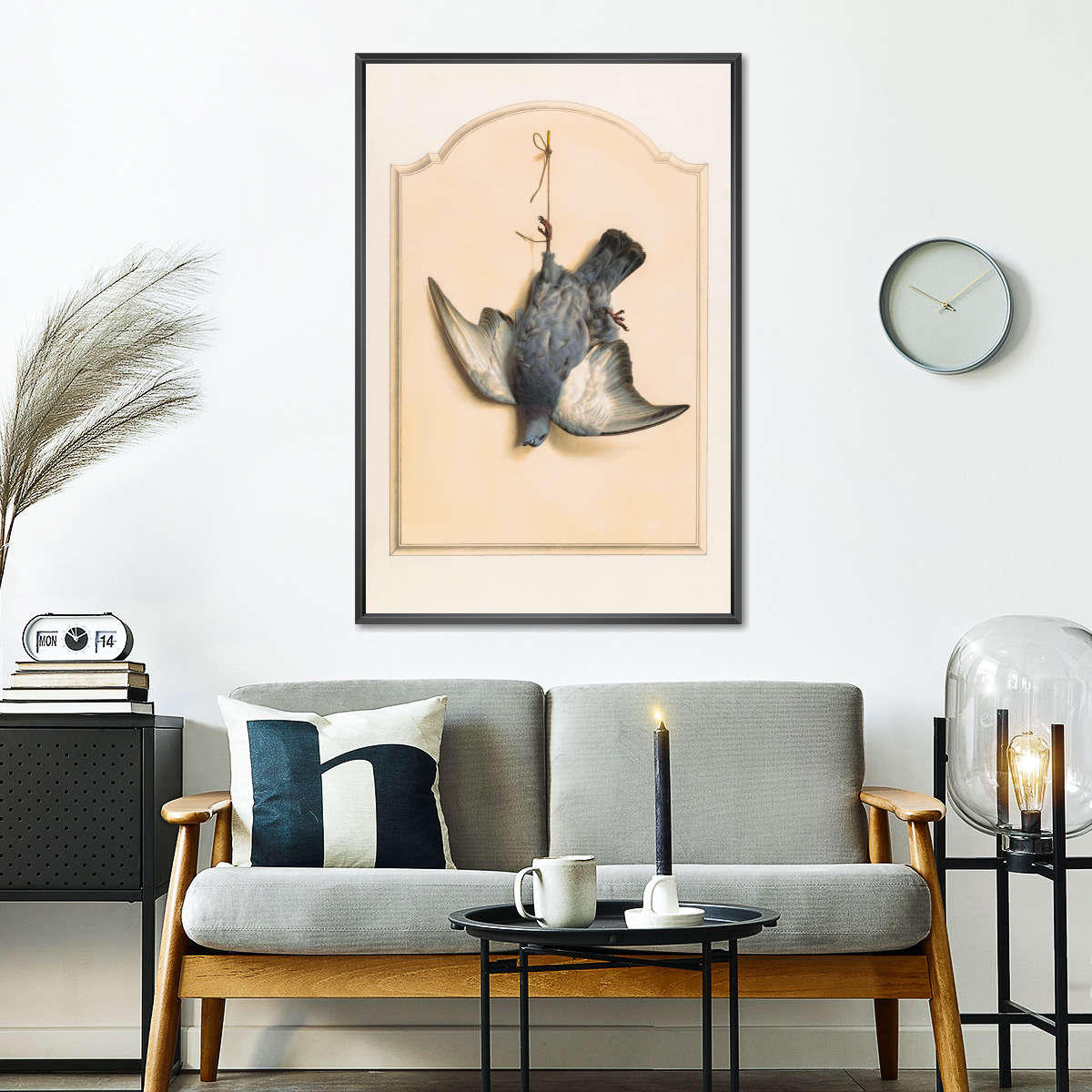 Dead Rock Dove Hanging By One Leg Wall Art - Image 4