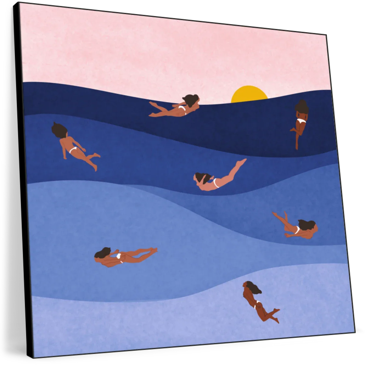 Deep Blue Swim Wall Art - Image 8