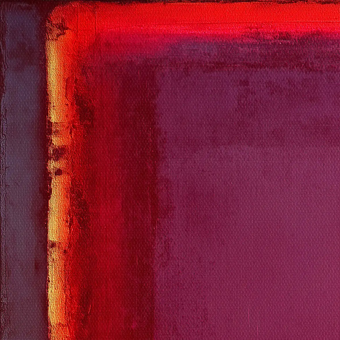 Deep Red Rothko-Style Abstract Wall Art - Image 14