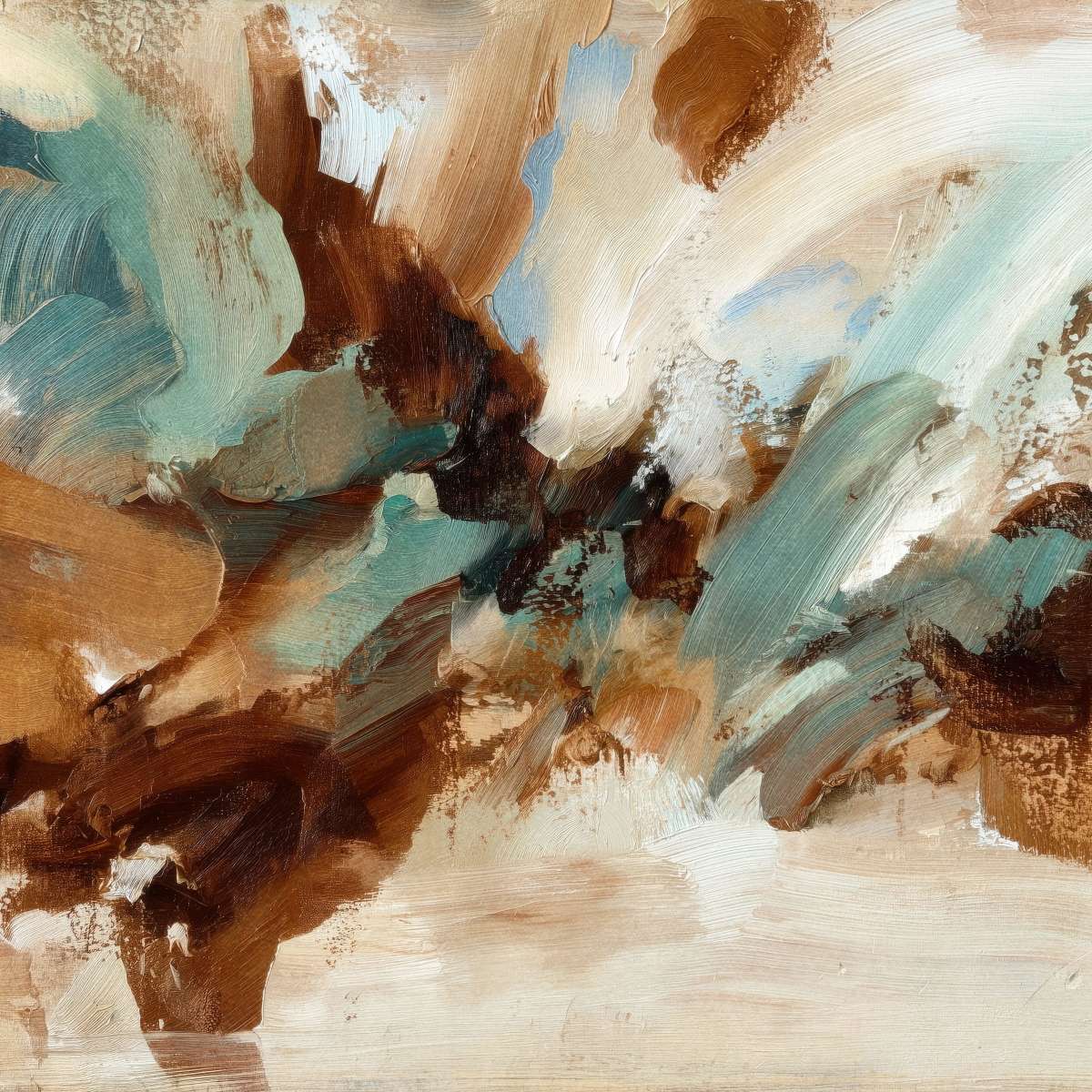 Deep Turquoise Water Wall Art - Image 2