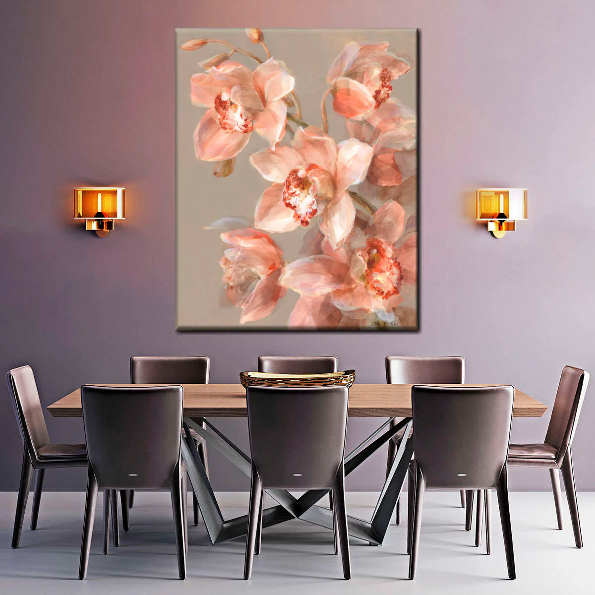 Delicate Orchid II Wall Art - Image 3