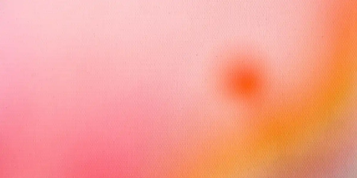 Diffuse Haze Pink and Orange Abstract Wall Art - Image 15