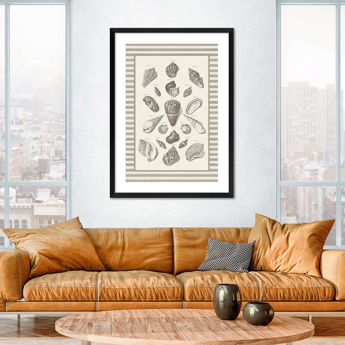 Diverse Seashells Reinterpreted Wall Art - Image 6