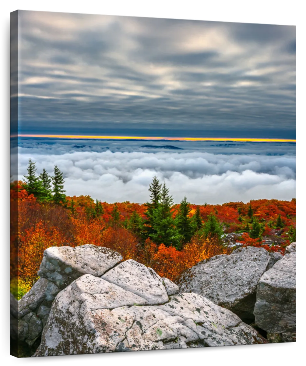 Dolly Sods Sunrise Inversion Wall Art - Image 2