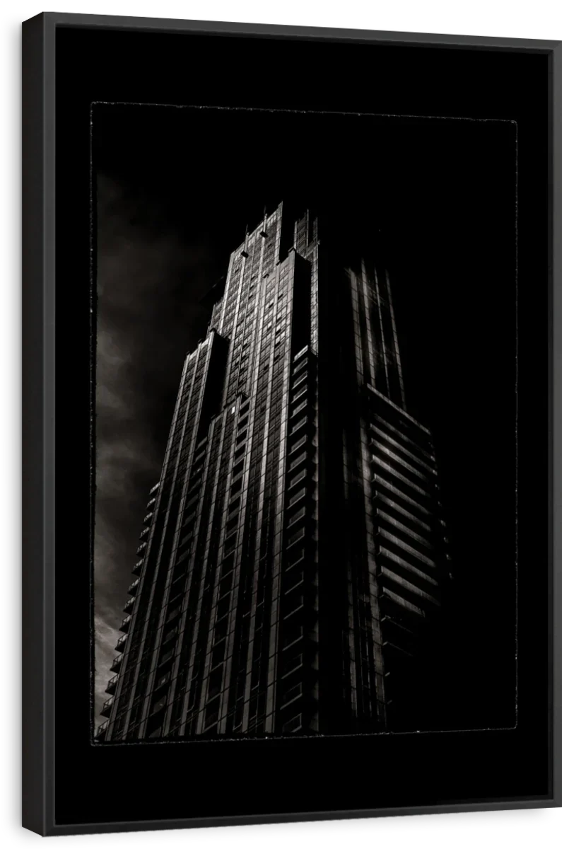 Dramatic Skyscraper Silhouette Wall Art - Image 9