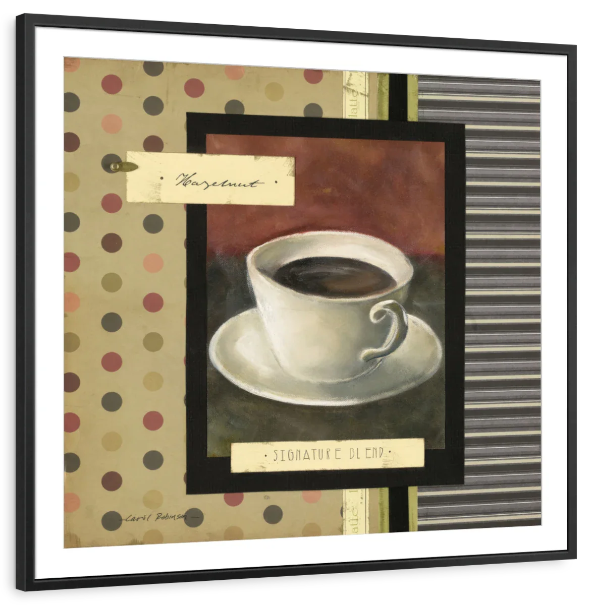 Drinking Hazelnut Coffee Wall Art - Image 10