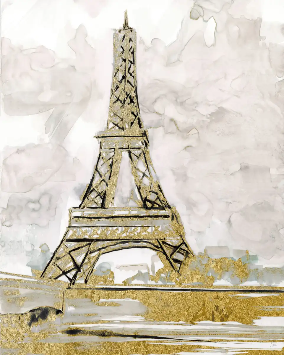 Eiffel Tower Glitz Wall Art - Image 8
