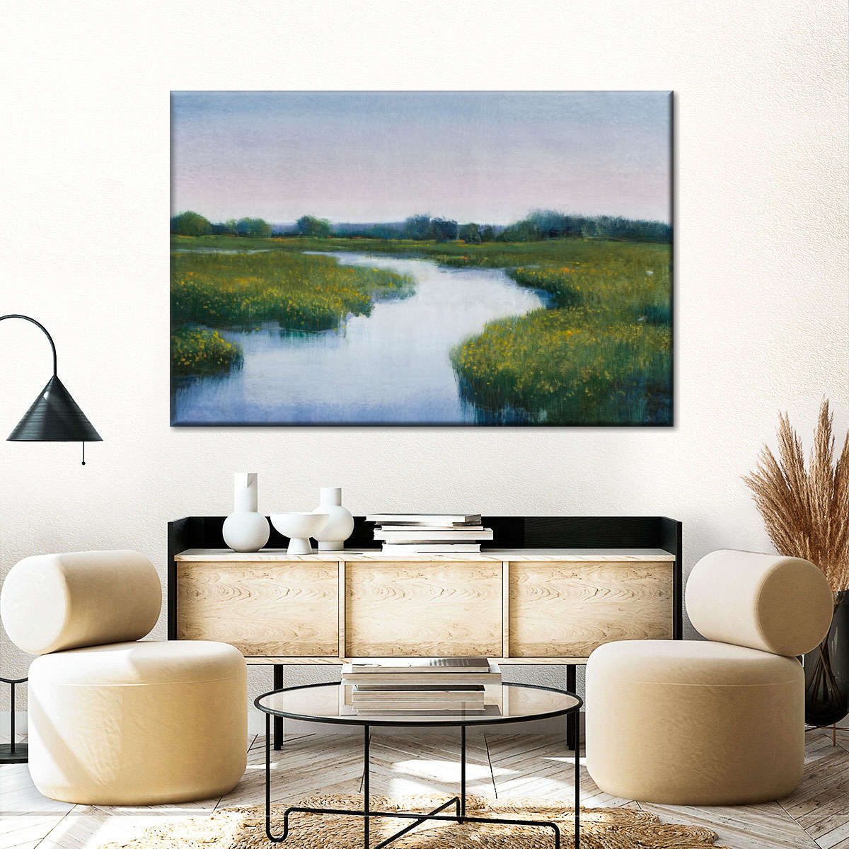 Empty Marshlands Wall Art - Image 3