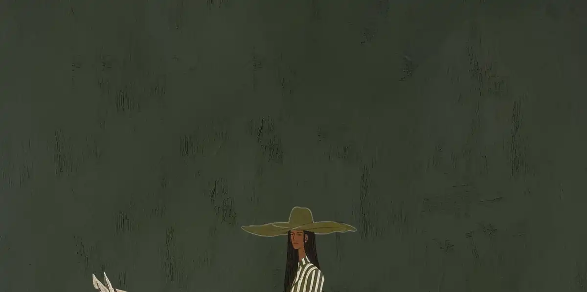 Equestrian Elegance in Stripes Wall Art - Image 14