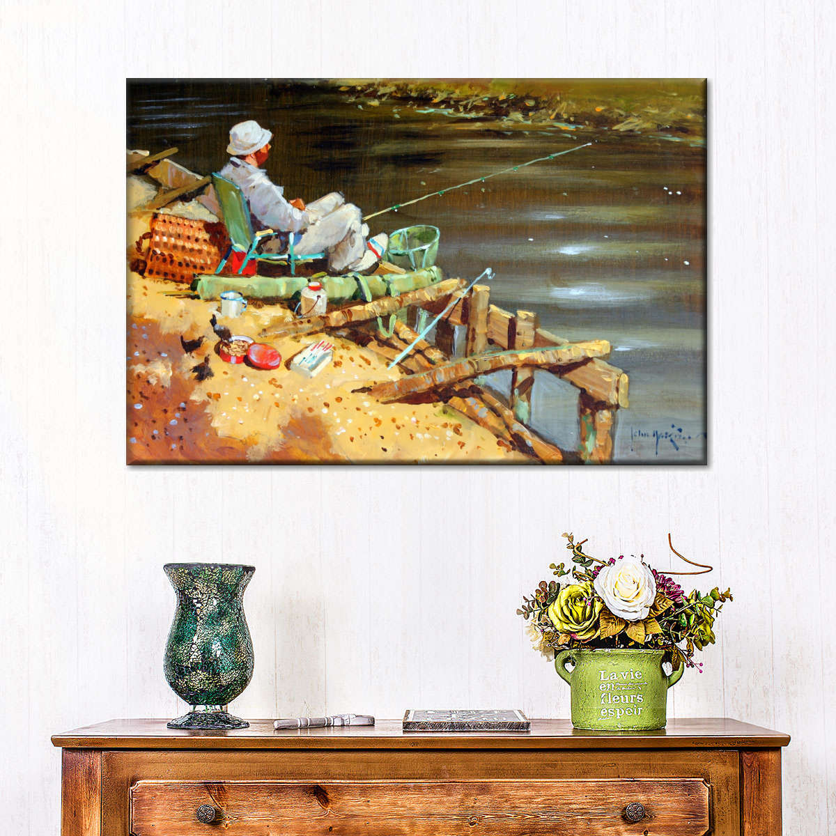 Expecting A Bite I Wall Art - Image 2