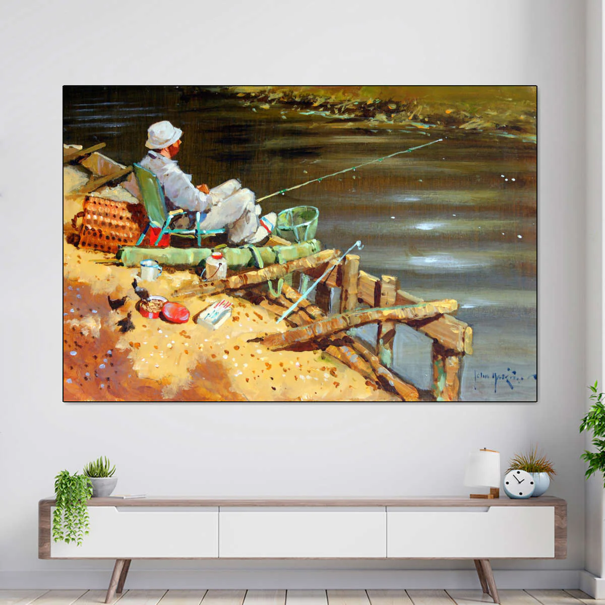 Expecting A Bite I Wall Art - Image 3