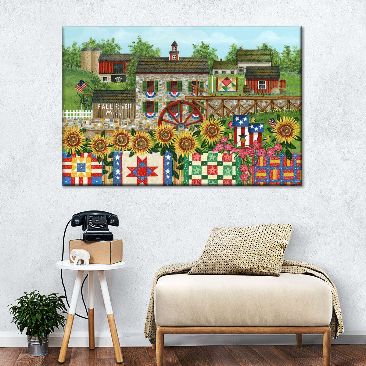 Fall River Mill Wall Art - Image 3