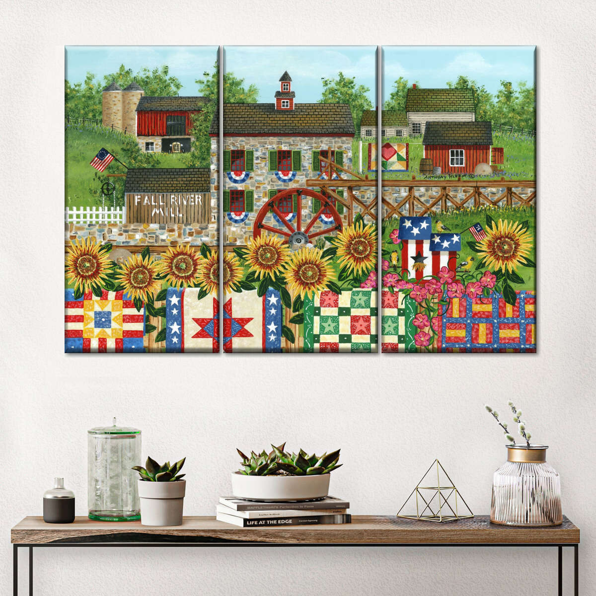 Fall River Mill Wall Art - Image 4