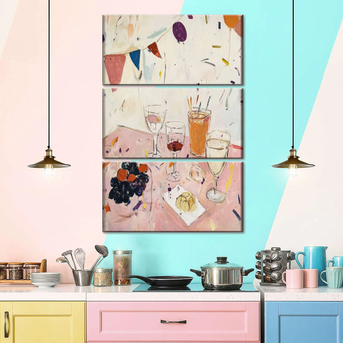 Festive Table Spread Wall Art - Image 4