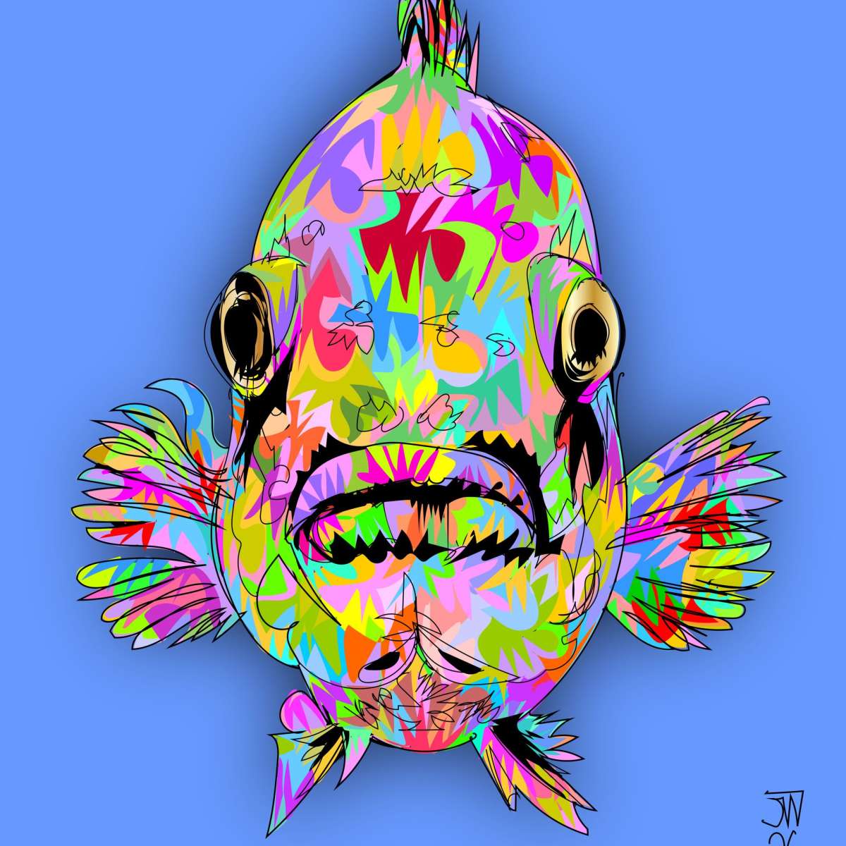 Fishy 2026 Wall Art - Image 3