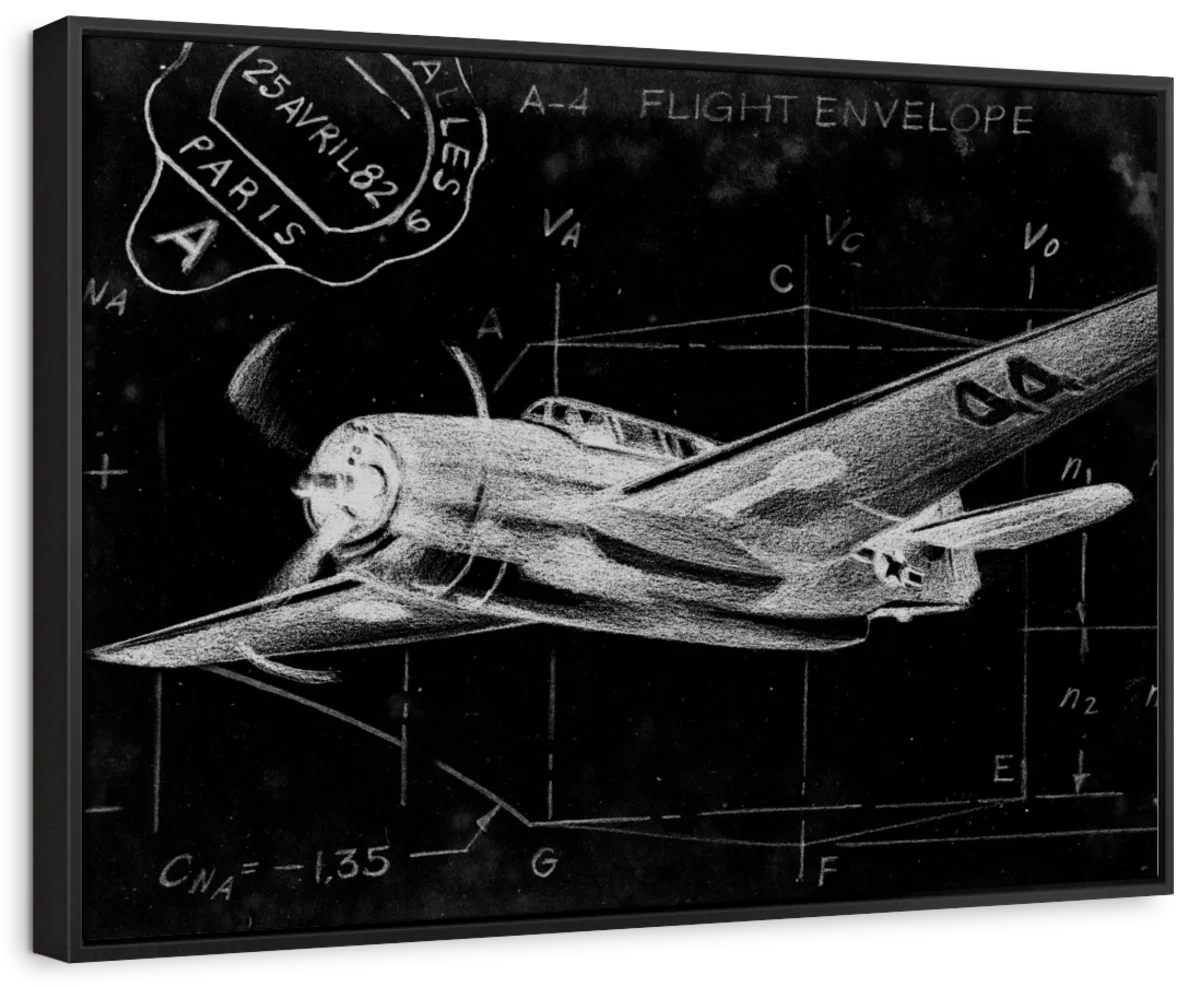 Flight Schematic II Wall Art - Image 7