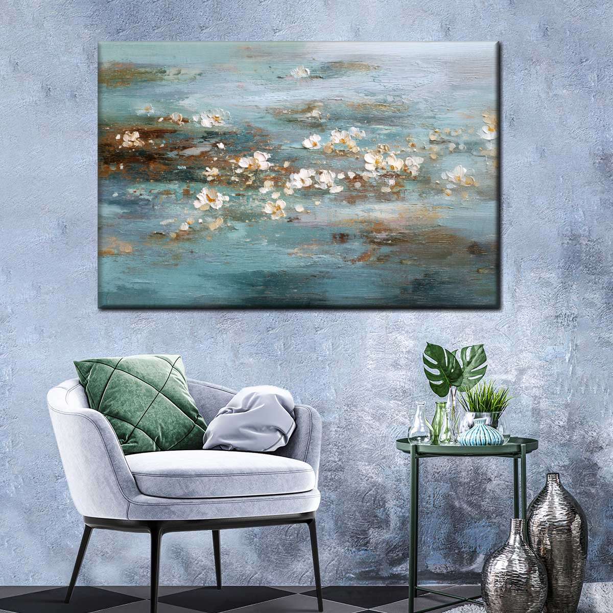 Floating Blossoms Wall Art - Image 3