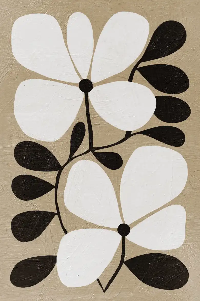 Floral In Simplicity Triptych Wall Art - Image 9