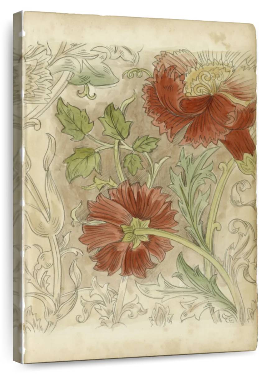 Floral Pattern Study II Wall Art