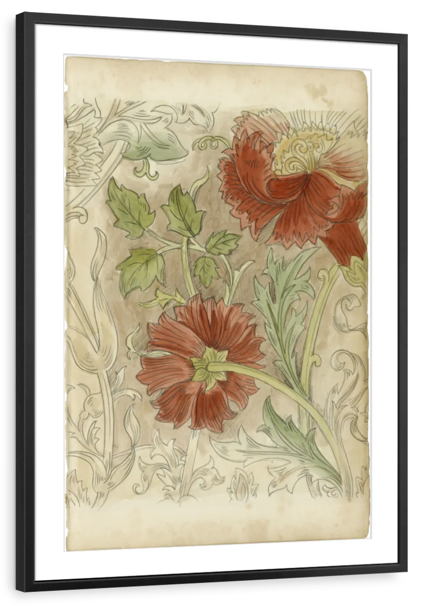 Floral Pattern Study II Wall Art - Image 10