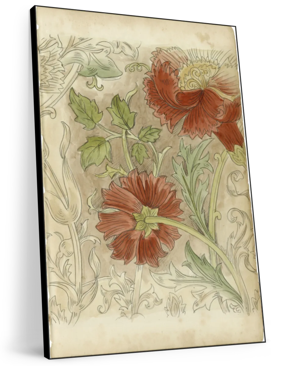 Floral Pattern Study II Wall Art - Image 11
