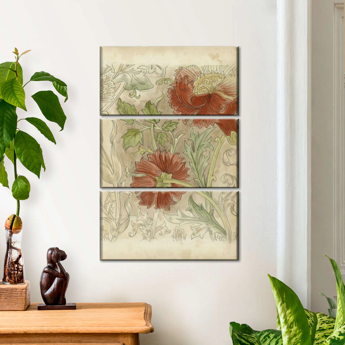 Floral Pattern Study II Wall Art - Image 4