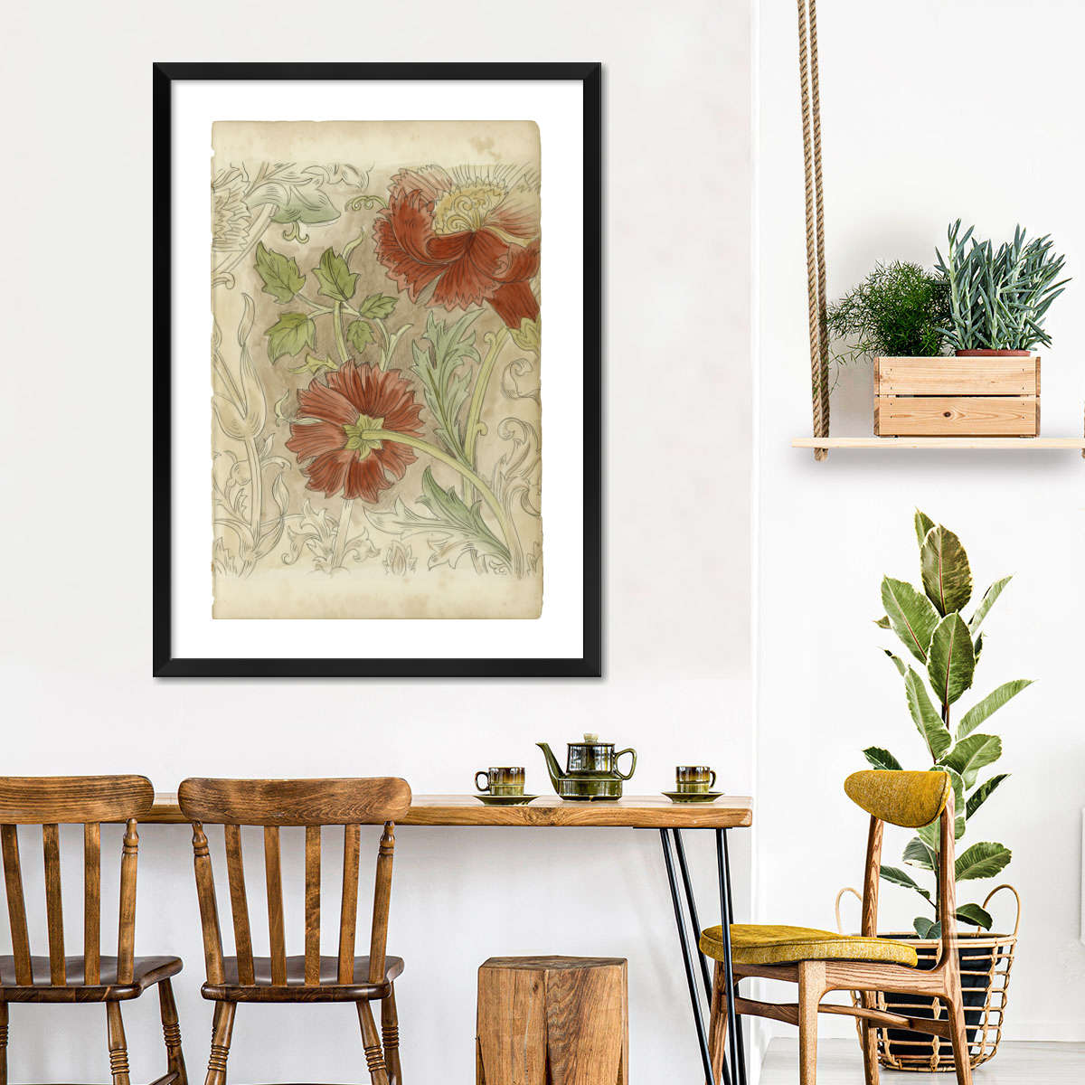Floral Pattern Study II Wall Art - Image 6