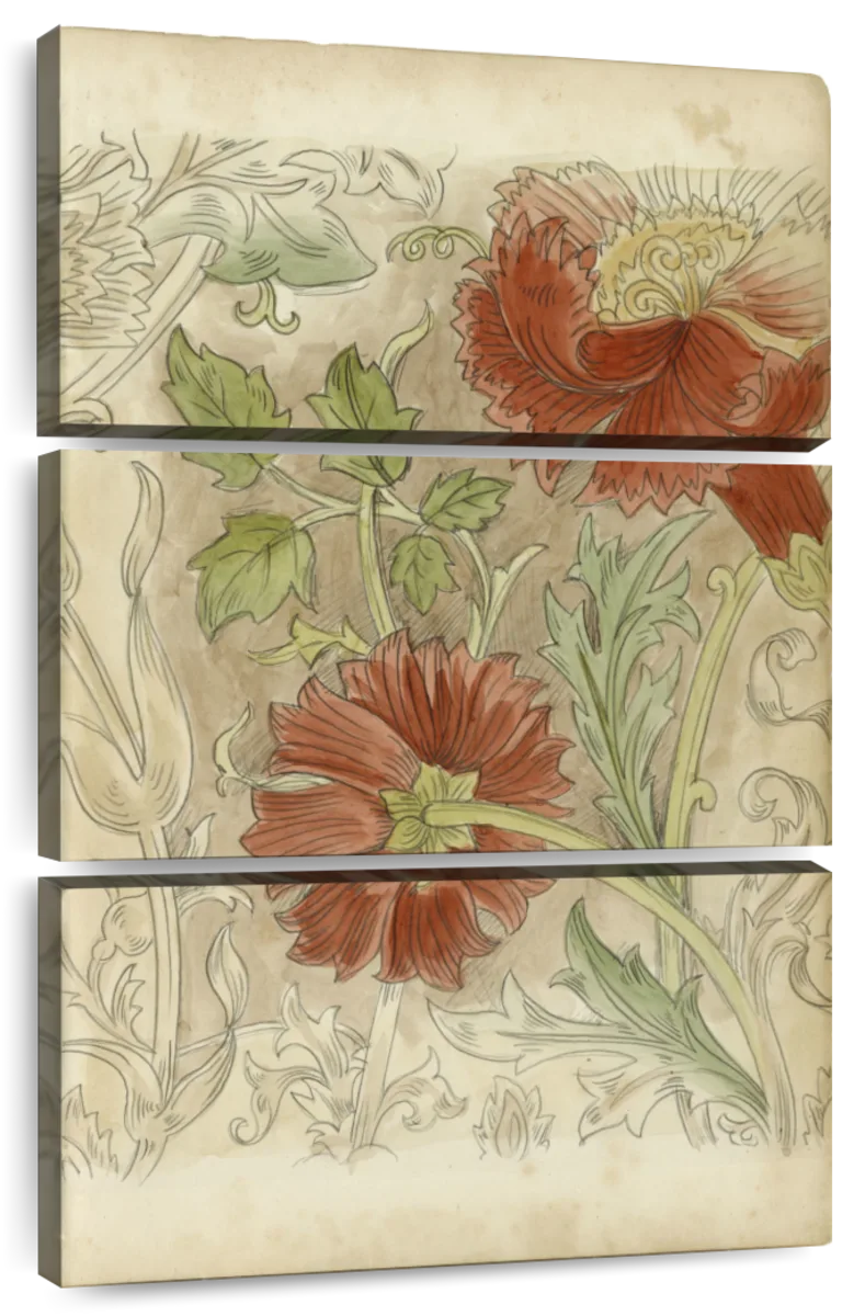 Floral Pattern Study II Wall Art - Image 8