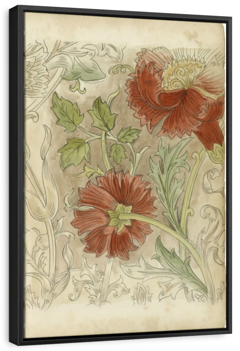 Floral Pattern Study II Wall Art - Image 9