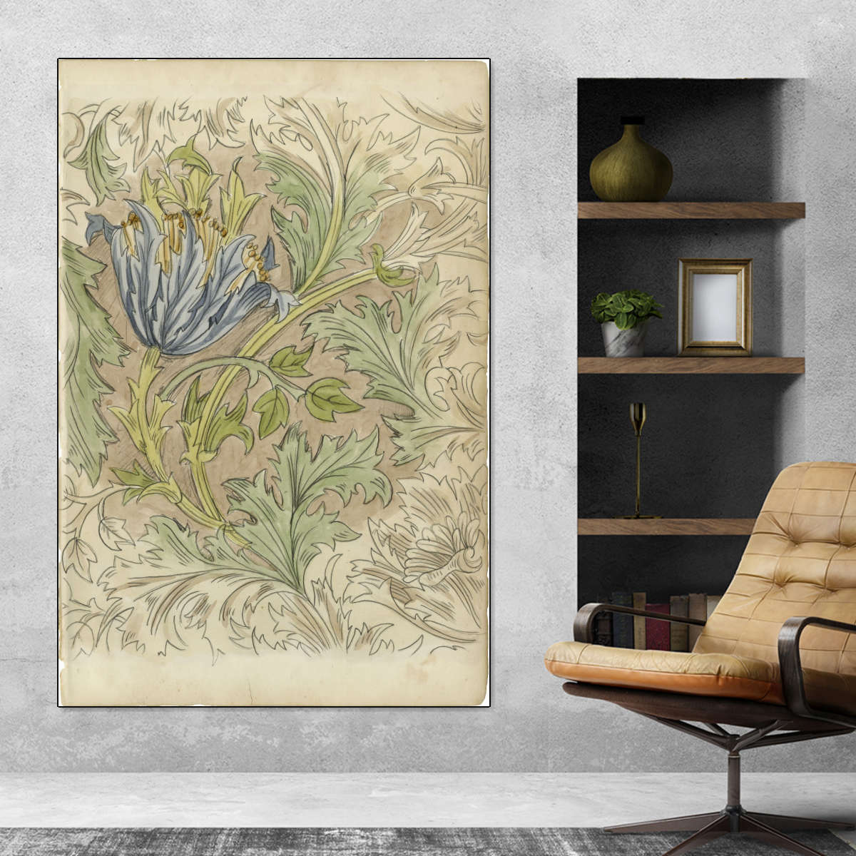 Floral Pattern Study III Wall Art - Image 20