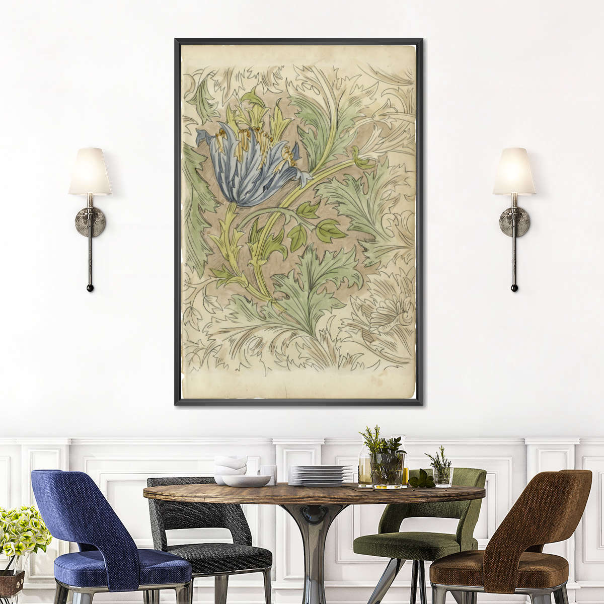 Floral Pattern Study III Wall Art - Image 6